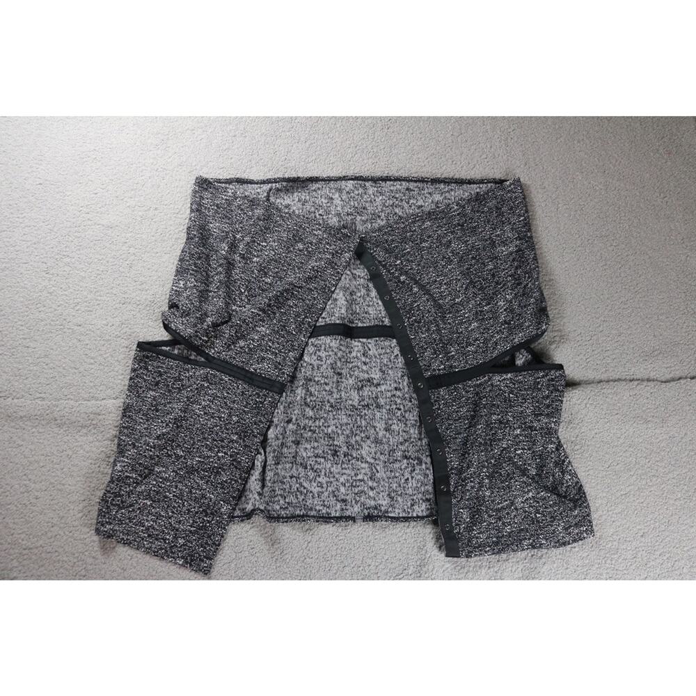 Lululemon Vinyasa Wrap Running Luon Suited Jacquard Black White Scarf Poncho